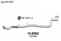 Резонатор глушит. Ford Ka 1.3 I 1996