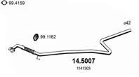 Пр. труба FORD Fiesta 1.4i-16V 01-&gt