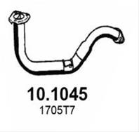 Труба глушителя приемная PSA Xsara  Berlingo  Partner 1.4i