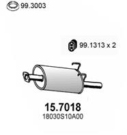Глушитель asso 163-197