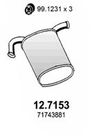 Задняя часть глушителя SUZUKI SX4 (2006&gt)