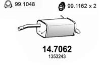 Гл зд ч Ford Fiesta 1.6i-16V 01-05
