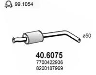 Резонатор глушителя средний RENAULT MEGANE 1.6i 16