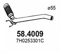 Труба промежуточная VW T5 1.9TDI BRR, BRS 06- 09