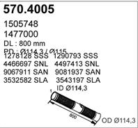 Тр гофр Scania 94 114 124