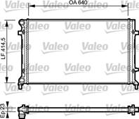 VL734332_радиатор системы охлаждения! Audi A3  Sk