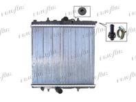 0108.3034 радиатор системы охлаждения! без ac peugeot 206 1.1-1.6 98-02