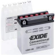 Exide 12n5-3b_аккумуляторная батарея! евро 5ah 40a