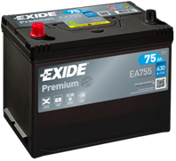 [ea755] exide аккумуляторная батарея exi