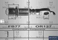 Шланг тормозной передний левый PSA C1  Peugeot 107
