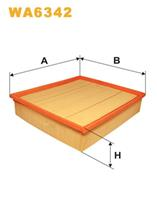 WA6342, фильтр воздушный