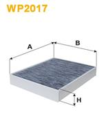 Фильтр воздушный салонный угольный