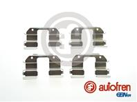 D42546A_ремк-кт торм.колодок пер.! DAC\ Daewoo Lanos 1.4/1.5 97>/Matiz 0.8/1.0 98>