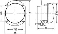 Противотуманная фара - легковой автомобиль - 12v