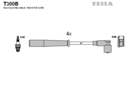 T300b провода в/в к-т T300b провода в/в к-т