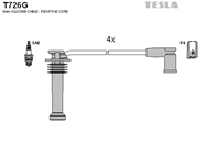 T726G Комплект проводов зажигания FORD Focus I/II Mondeo II 1.6