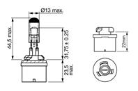 Лампа pure light h27w/1 (880) 12v 27 w