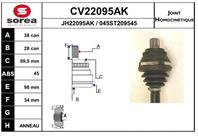 CV22095AK_ШРУС наружный к-кт!38x28 ABS 45 Audi 10 CV22095AK_ШРУС наружный к-кт!38x28 ABS 45 Audi 10