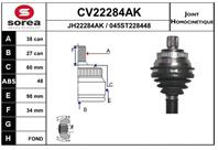 CV22284AK_ШРУС внешний к-кт!38x27 ABS 48VW Sharan