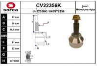CV22356K_ШРУС наружный! 27x26 Ford Mondeo 2.5i/2.0D 00-07