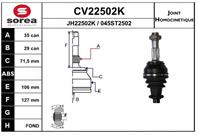 Cv22502k_шрус наружный к-кт! 35x29 fiat ducato  c