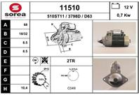 Sor11510 стартер 0.7kw daewoo nexia 1.5/16v 95-97  opel astra/vectra 91-98