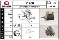 Sor11260_стартер! 0.8kw seat toledo 1.6 91-99  vw caddy 1.6 83-92