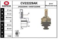 Cv22229ak_шрус наружный к-кт!27x34 abs 48 fiat sc