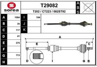 Вал приводной EAI T29082