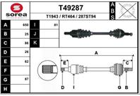 Вал приводной EAI T49287