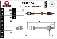Вал приводной EAI T49202A1