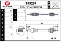 Вал приводной EAI T49267