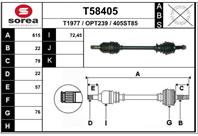 Вал приводной EAI T58405