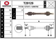 Вал приводной EAI T29129