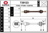 Вал приводной EAI T39123