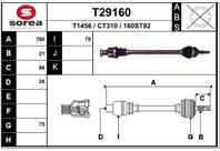 Вал приводной EAI T29160