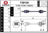 Вал приводной EAI T39139