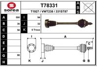 Вал приводной EAI T78331