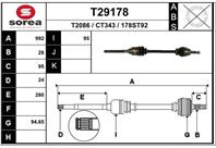 Вал приводной EAI T29178