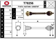 Вал приводной EAI T78256