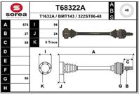 Вал приводной EAI T68322A