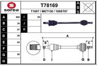 Вал приводной EAI T78169