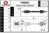 Вал приводной EAI T49263