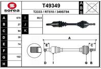 Вал приводной EAI T49349