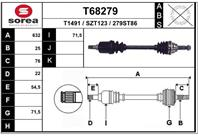 Вал приводной EAI T68279