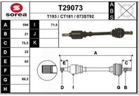 Вал приводной EAI T29073