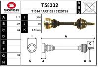 Вал приводной EAI T58332