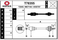 Вал приводной EAI T78355