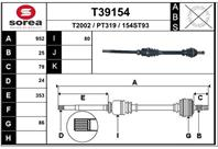 Вал приводной EAI T39154