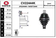 Cv22444k_шрус наружный к-кт! 38x27 audi a6/s6 2.0